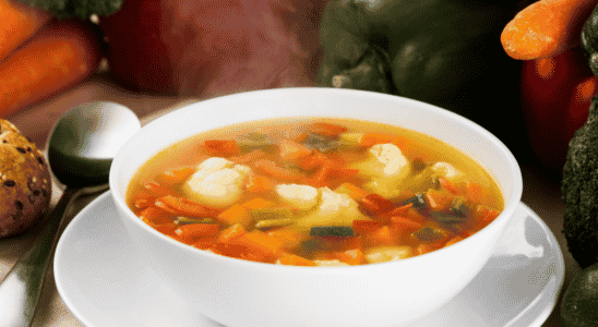 Sopa de legumes deliciosa com tempero caseiro da vovó