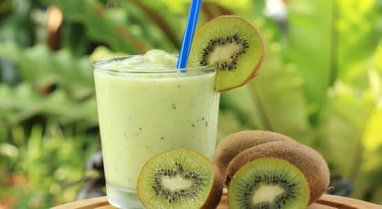 suco de kiwi com maracujá