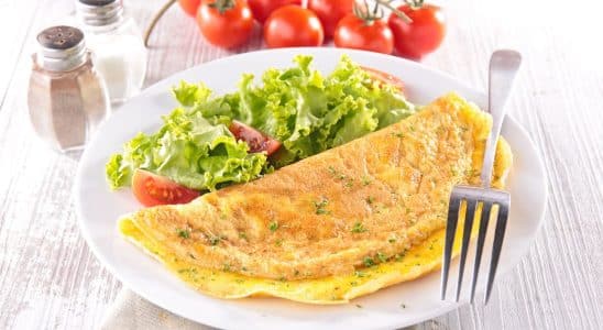 como fazer omelete fácil e rápido