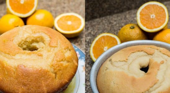 bolo de laranja sem leite