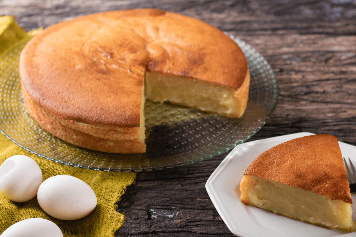 Bolo de mandioca sem coco