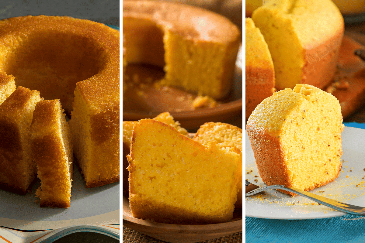 Bolo de milho com leite condensado e creme de leite fácil de fazer