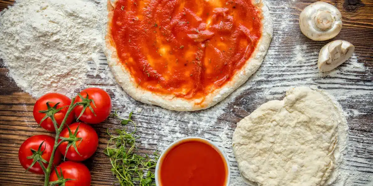 Receita de como fazer massa de pizza bem fácil